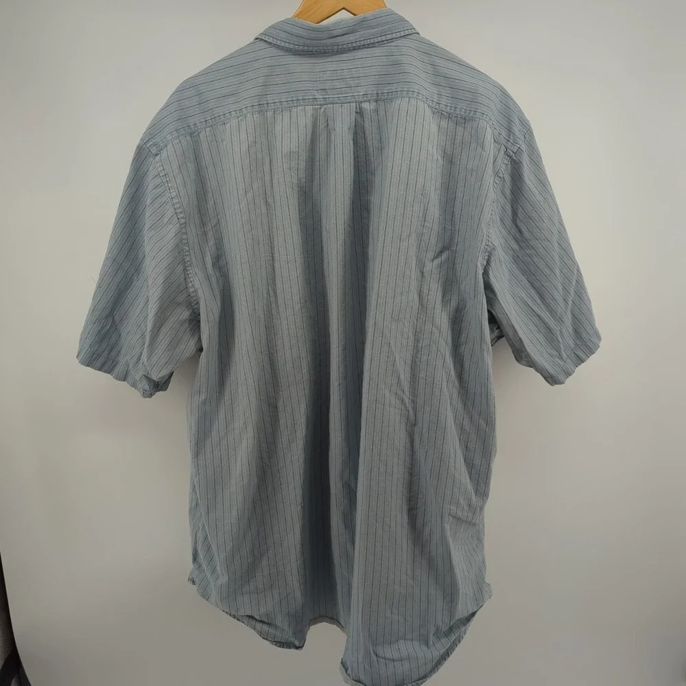 Ralph Lauren Polo Jeans Co Button Shirt Men 3XT 3X Tall Y2K 90 Short Sleeve READ